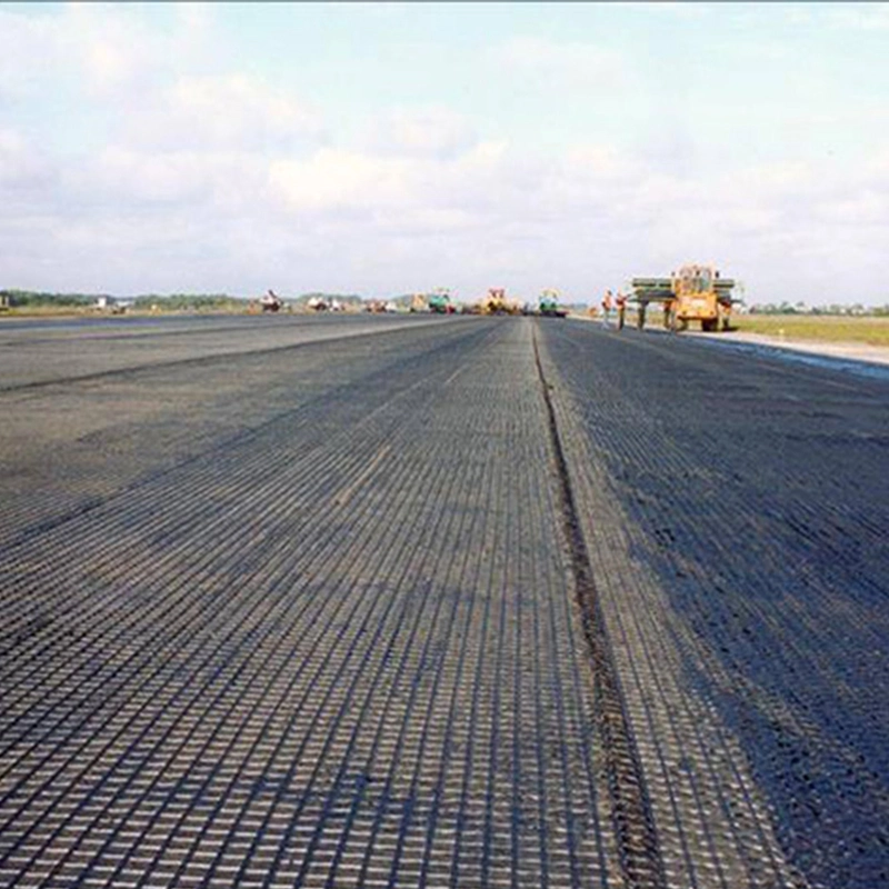 UV Resistance Plastic PP Biaxial Geotextile Geogrid Mesh untuk Konstruksi Jalan 6