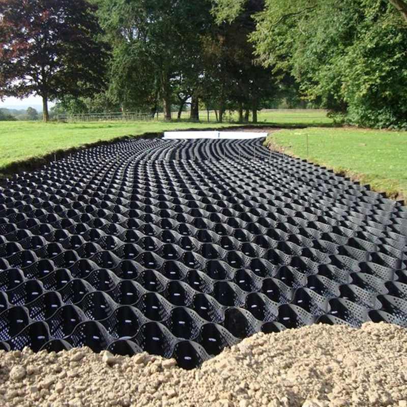 Geocell Hdpe Anti Korosi 50mm Untuk Penguatan Tanah Lereng Jalan Bukit 3