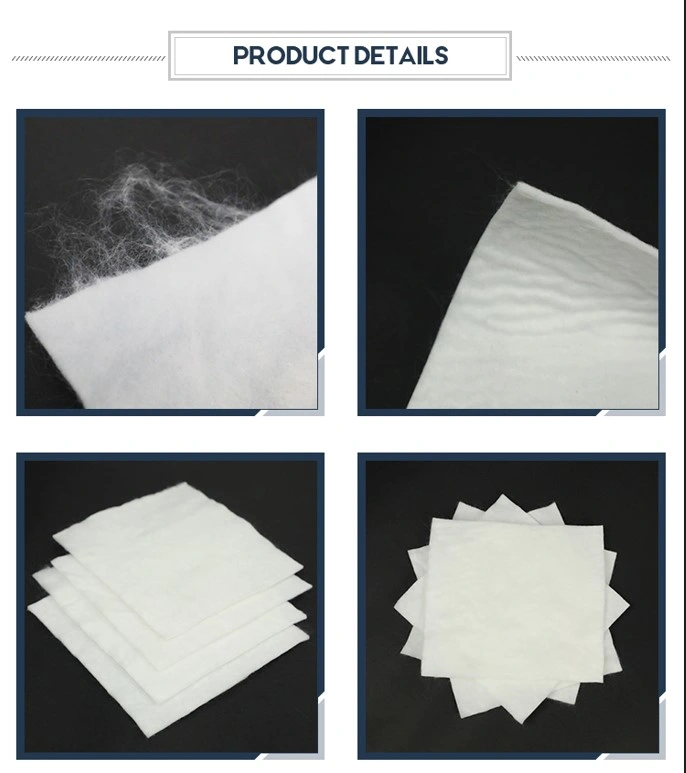 Polypropylene PP Non Woven Geotextile Fabric Untuk Proyek Tambang Tambang Jalan Geobag 0