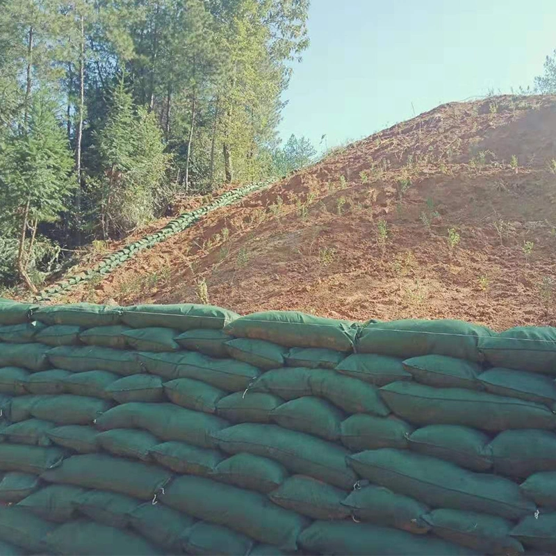 PP PET Geotextile Geobag Untuk Pengendalian Banjir Pengolahan Air Limbah Geotextile Bag 1