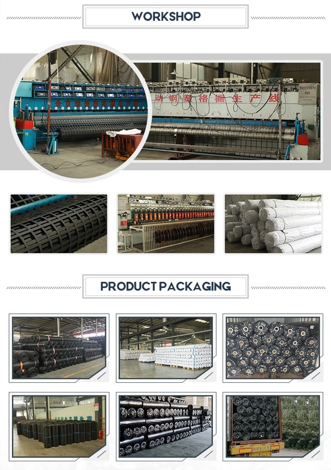 Steel Plastic Geogrid Untuk Stabil Gravel Surface Subgrade Dan Pengukuhan Jaring 5
