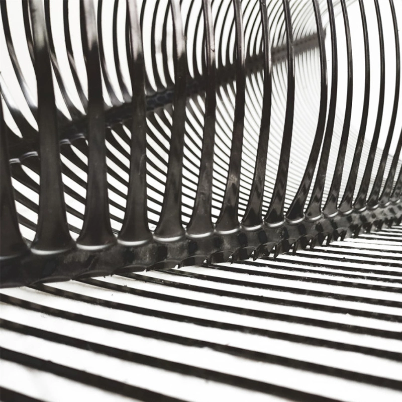 30kn 40kn Grid Mesh PP Plastik Uniaxial Geogrid Untuk Penguatan Jalan 1