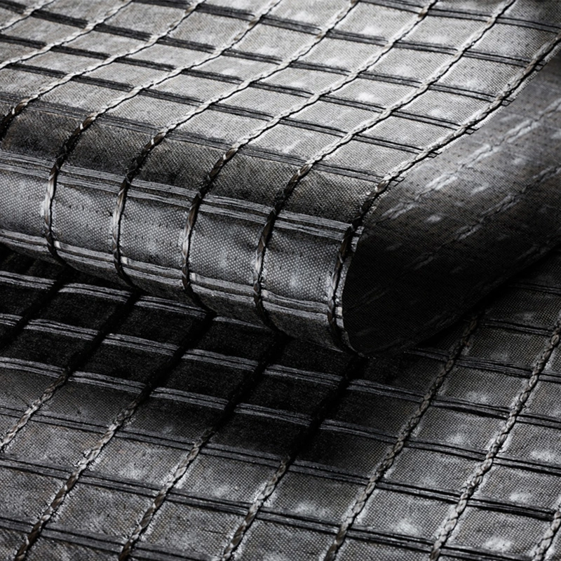 Fiberglass Geogrid diperkuat komposit nonwoven Geotextile 0