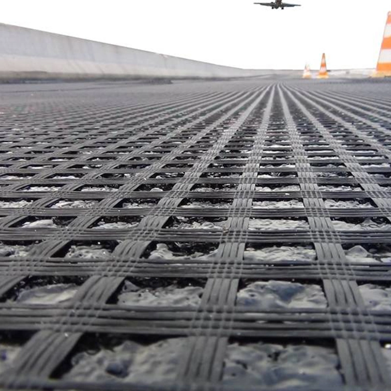 Fiberglass Geogrid diperkuat komposit nonwoven Geotextile 2