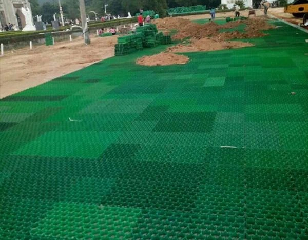 Kualitas Tinggi Plastik Grass Grid / Landscape Turf Grass Paver 4