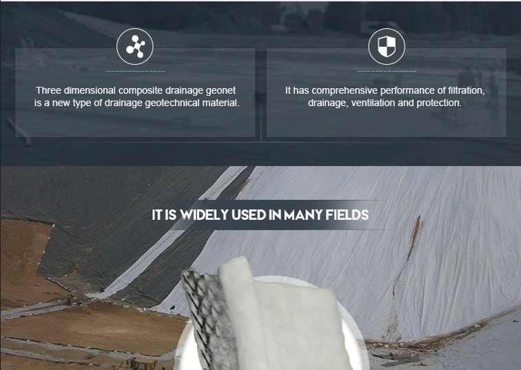 Konduktivitas Hidraulik Baik 3D Drainase Komposit Jaring Untuk Terowongan 0