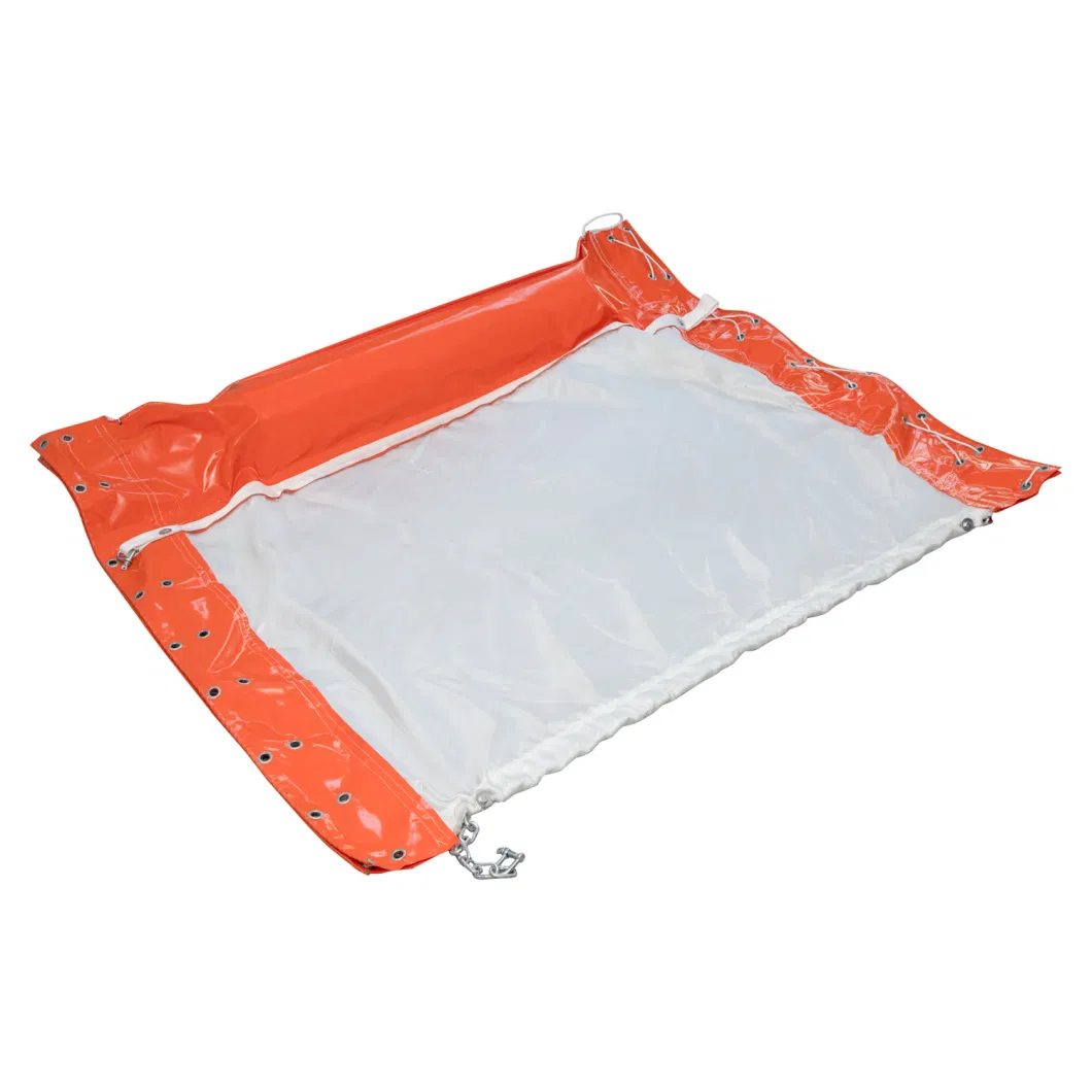 Silt Curtain Pvc Floating Silt Curtain Containment Boom Eco Friendly Oil Spilling Boom 4