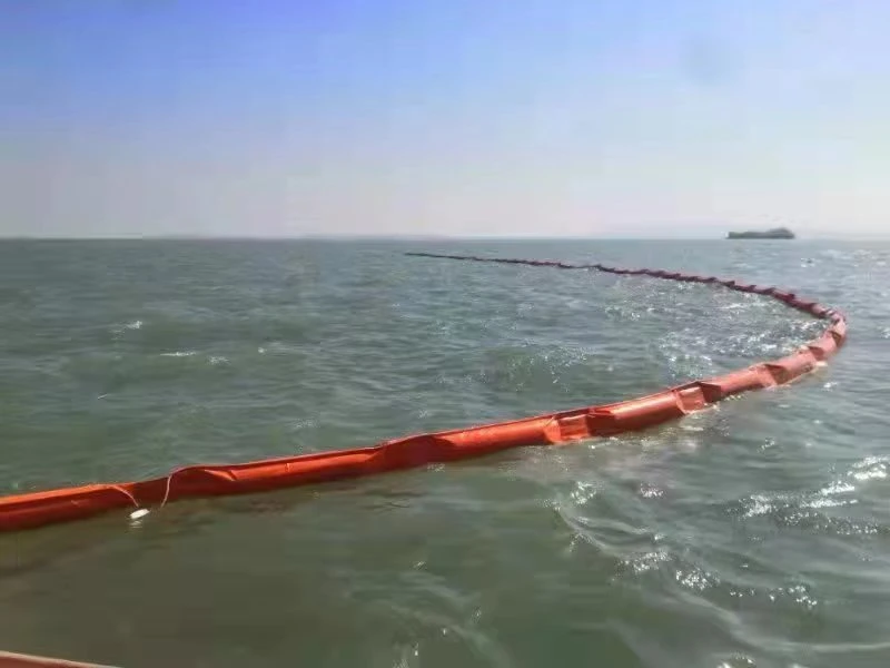 Silt Curtain Pvc Floating Silt Curtain Containment Boom Eco Friendly Oil Spilling Boom 10