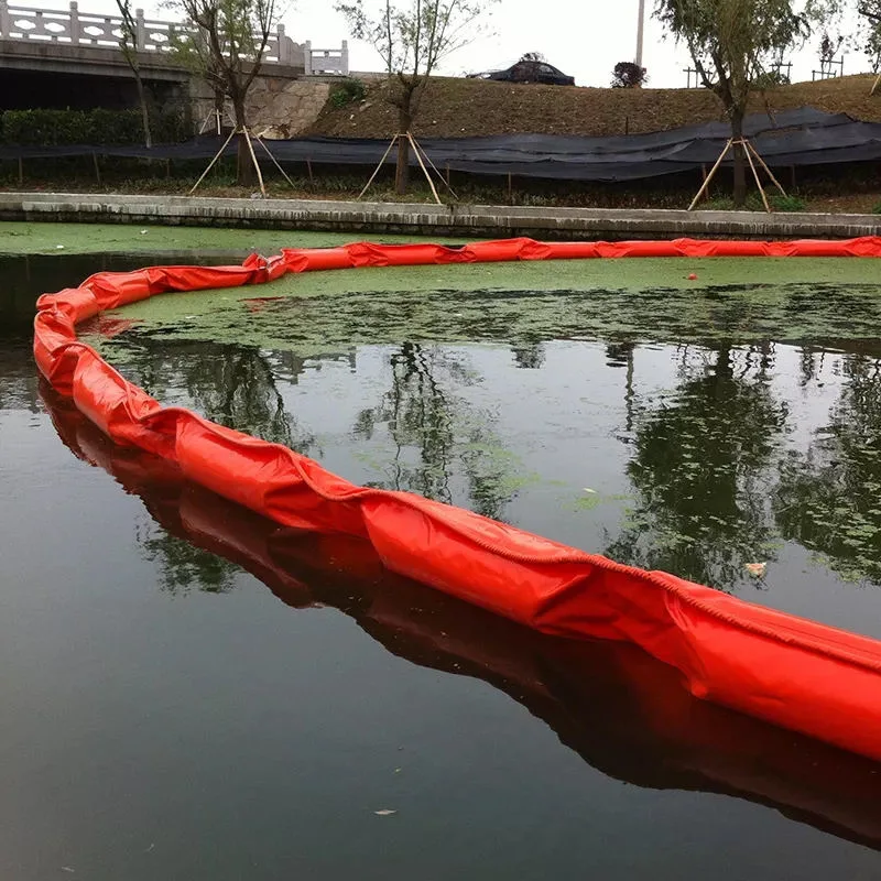 Silt Curtain Pvc Floating Silt Curtain Containment Boom Eco Friendly Oil Spilling Boom 11