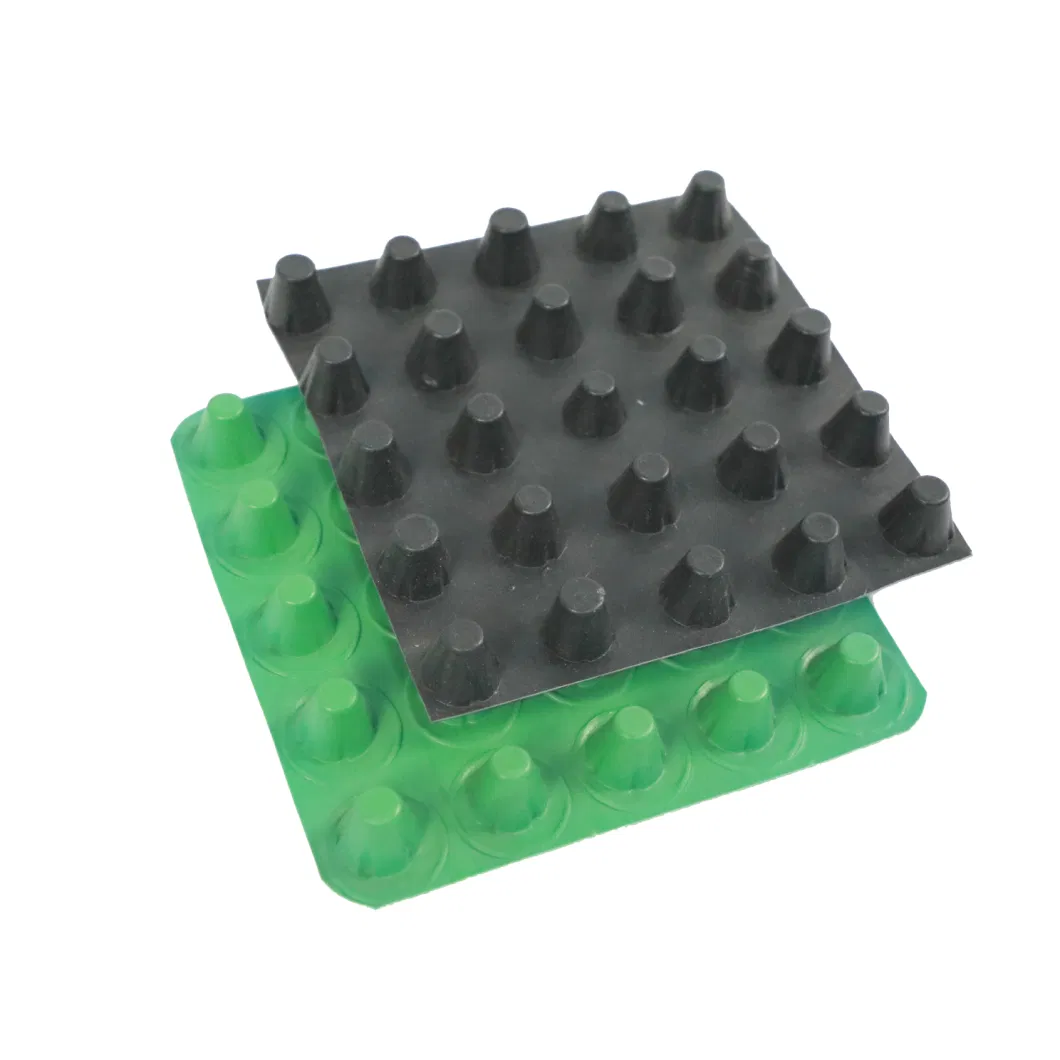 Dimpled Drainage Membrane Greening Project PVC Perforated Dimpled Drainage Board Pengerjaan dasar Solusi air Solusi air 2