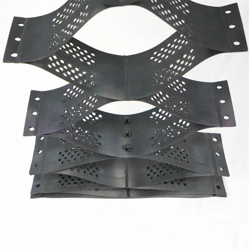 High Honeycomb Black HDPE Geocell Reinforcement Driveway for Road Gravel Stabilizer Grid Retaining Wall Embankment