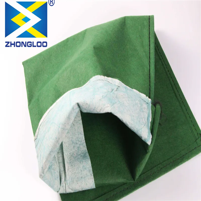 Nonwoven Geobag Polyester / PP Geobag Untuk Perlindungan Lemparan Dan Bendungan Rumput Untuk Melindungi Lingkungan Ekologis 8