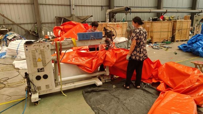 Tirai Limbah Terapung Air Terpenuh untuk Lingkungan Air Ramah Lingkungan Minyak Boom Boom PVC Limbah Limbah Terapung 9