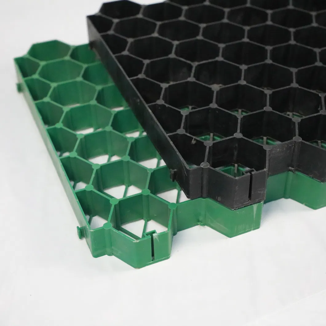 Plastik Grass Grid Pavers HDPE Plastik Grass Grid Paver Gravel Di Taman Parkir 2