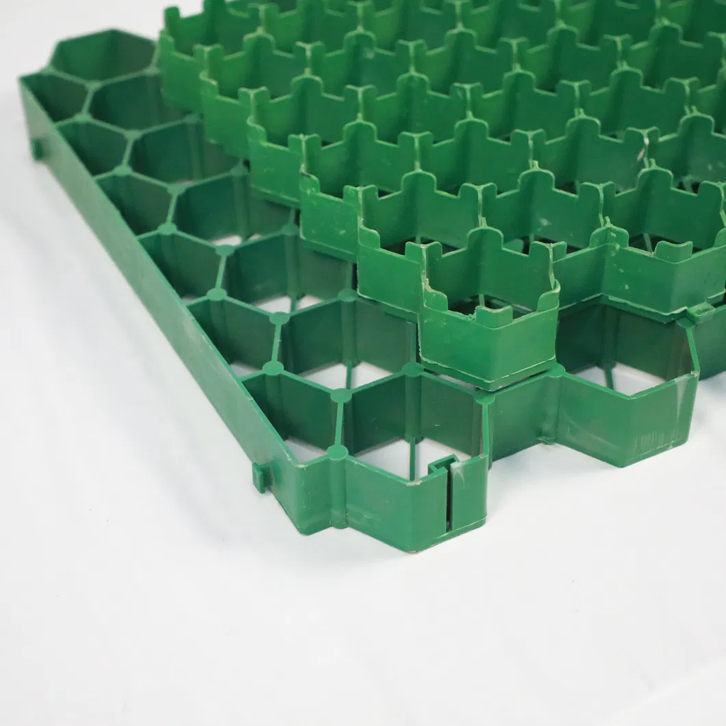 Plastik Grass Grid Pavers HDPE Plastik Grass Grid Paver Gravel Di Taman Parkir 4