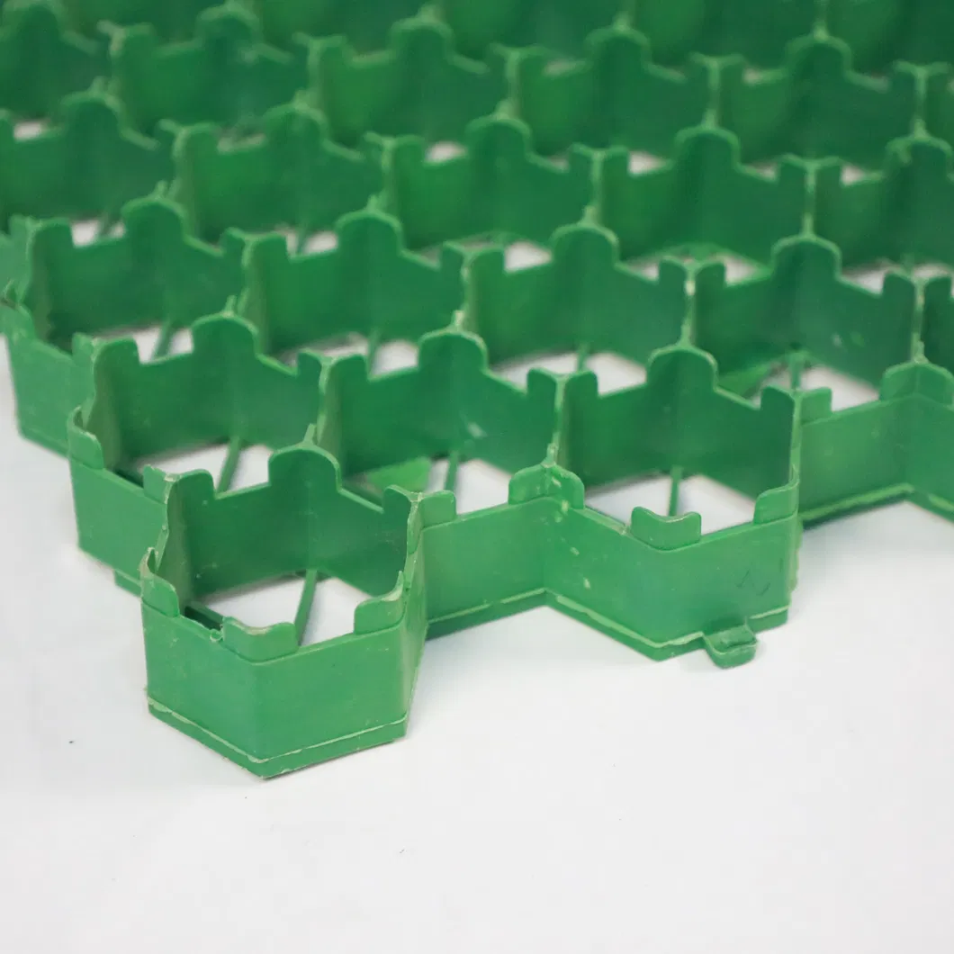 Plastik Grass Grid Pavers HDPE Plastik Grass Grid Paver Gravel Di Taman Parkir 7