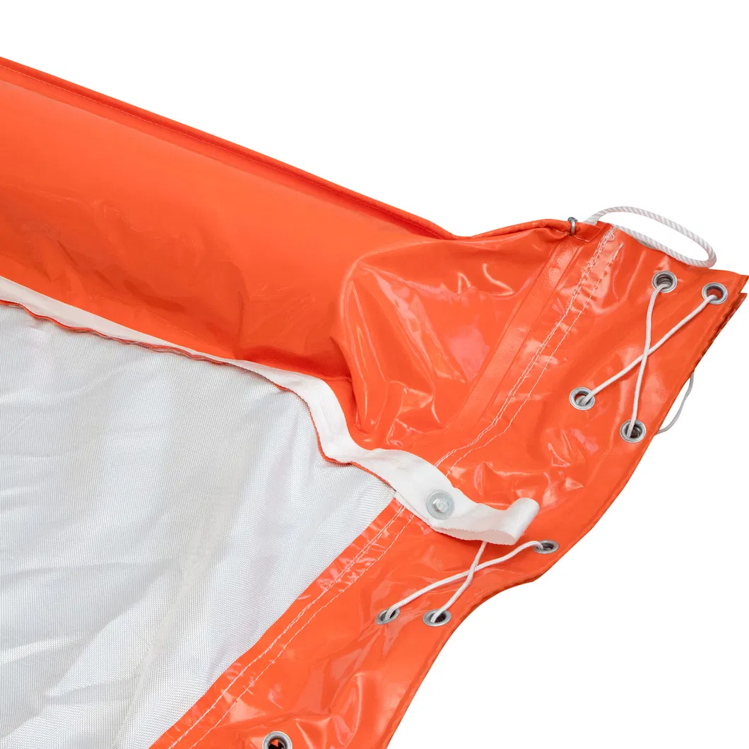 Tirai Silt Terapung Permeable Aquatic Silt Curtain PVC Silt Curtain Boom Silt Curtain PVC Oil Boom Oil Containment Fence Tirai Silt 6