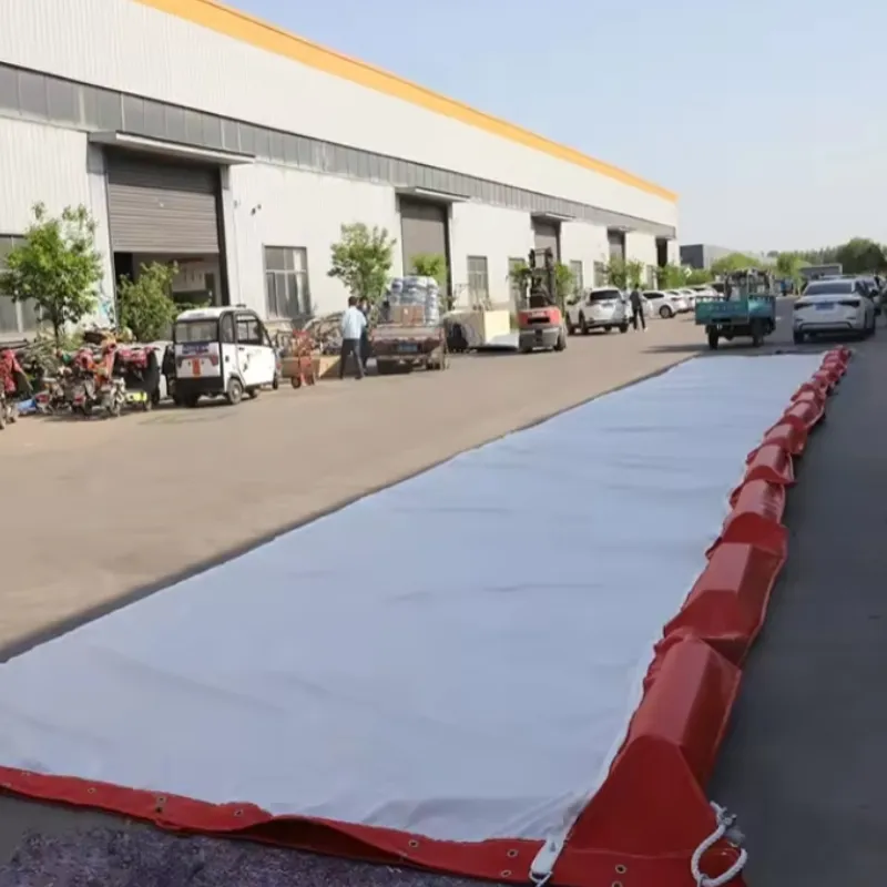 Tirai Silt Terapung Permeable Aquatic Silt Curtain PVC Silt Curtain Boom Silt Curtain PVC Oil Boom Oil Containment Fence Tirai Silt 16
