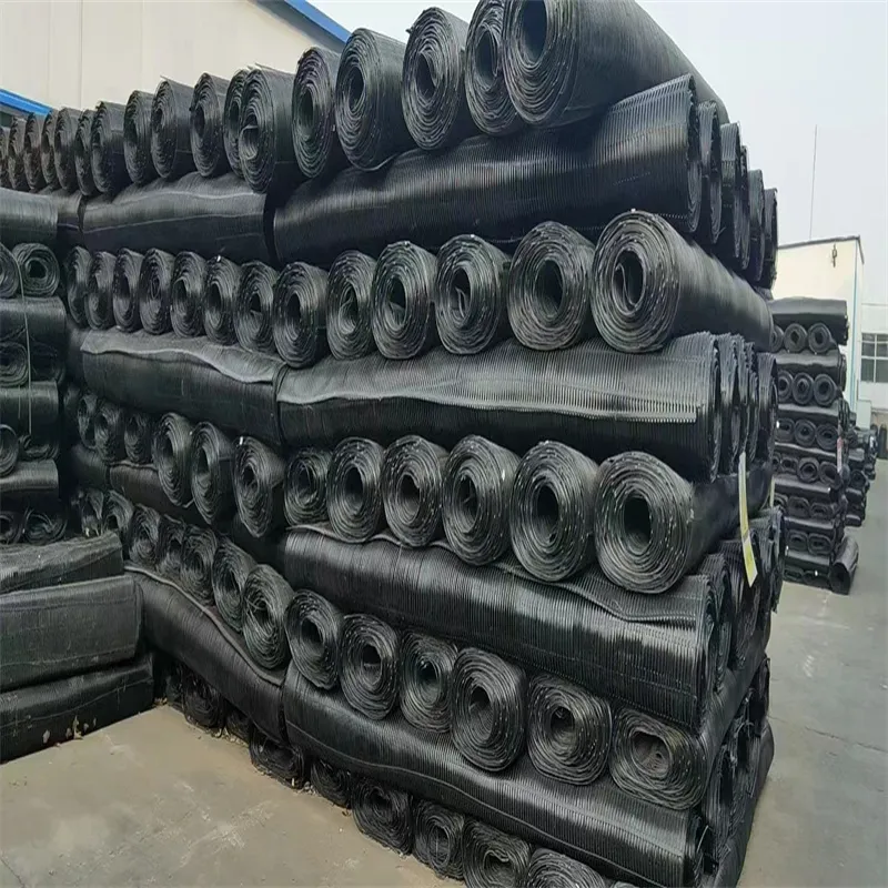 PP Plastik PE One-Way Uniaxial Polyester Geogrid Gravel Grid Stabilizer tanah untuk penguatan tanah 17