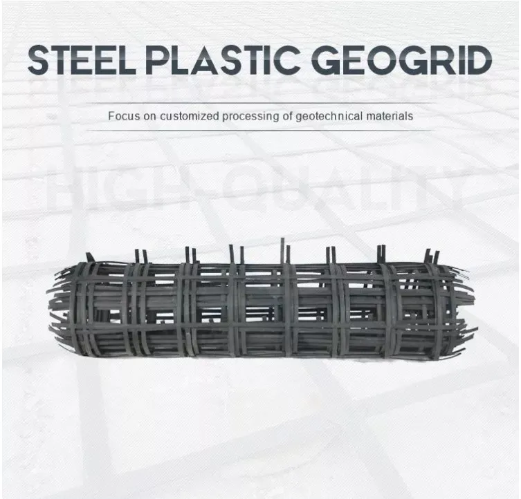 Kekuatan Tekanan Tinggi Las Biaxial Baja Plastik Komposit Pengerjaan Bumi Geogrid Untuk Stabilisasi Tanah, Fitur Anti-erosi 0