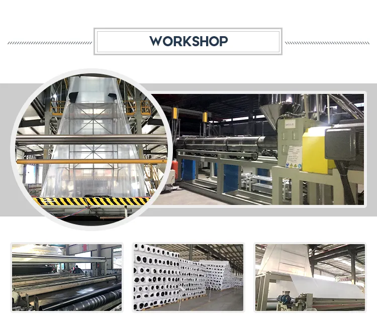 1.0mm 1.5mm 100% Virgin Material ASTM Anti-Seepage Waterproof Waterproof Smooth Textured LDPE LLDPE HDPE Geomembrane Pond Liner untuk Landfill Mining Liner 3