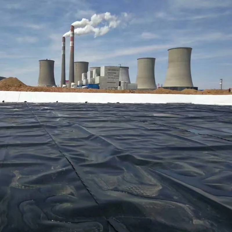 Outdoor Polyethylene Fish Farm Geomembrane Pond Liner HDPE Containment Liner Pond Liner Besar Waterproof Geomembrane Pond Liner 1