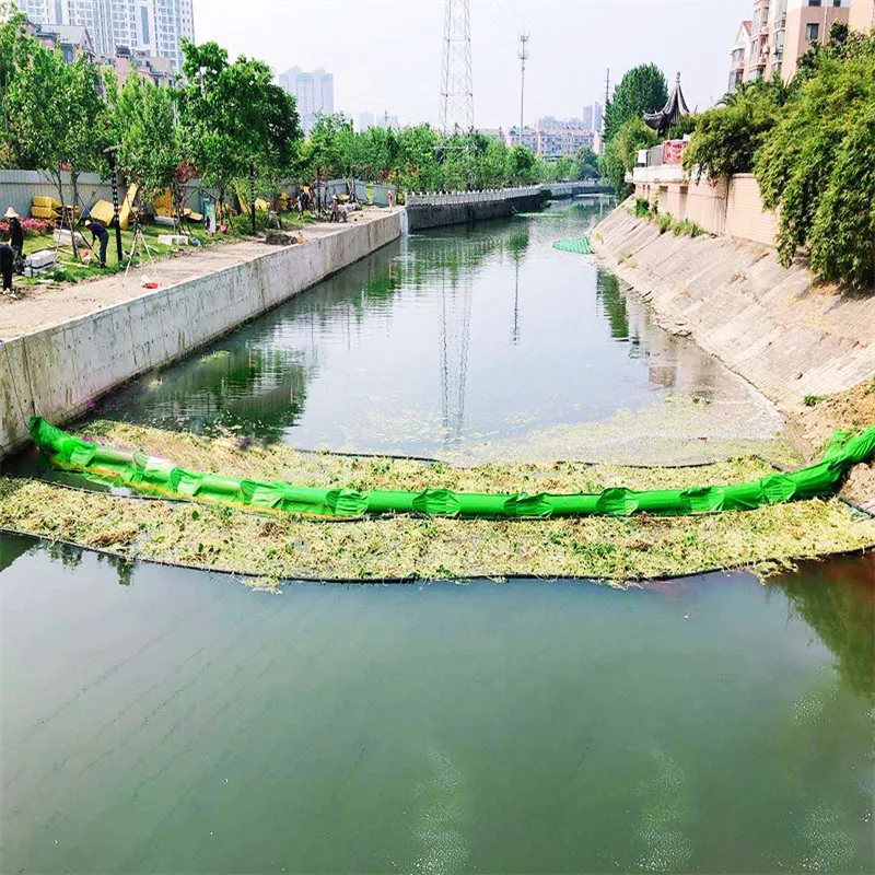 Silt Curtain PVC Floating Silt Curtain Containment Boom Eco Friendly Oil Spilling Boom Floating Silt Curtain untuk Lingkungan Air 2