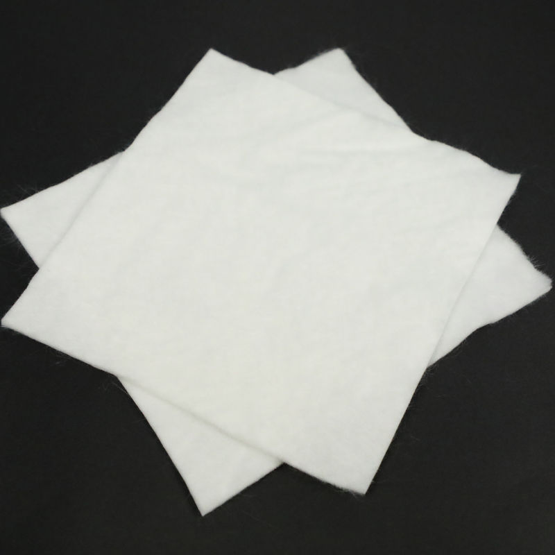 Geosynthetics PP Polypropylene Polyester filamen spunbond Needle Punched Nonwoven Geotextile untuk proyek TPA jalan