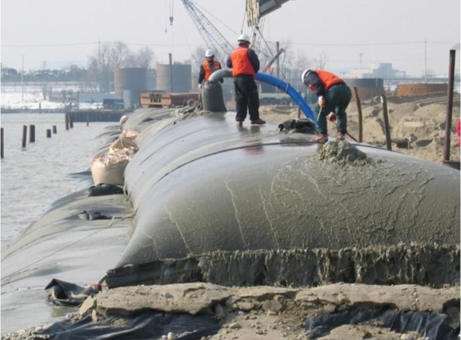 Polypropylene Woven Geotextile Geotube Dewatering Bag Filter 7.5x10ft