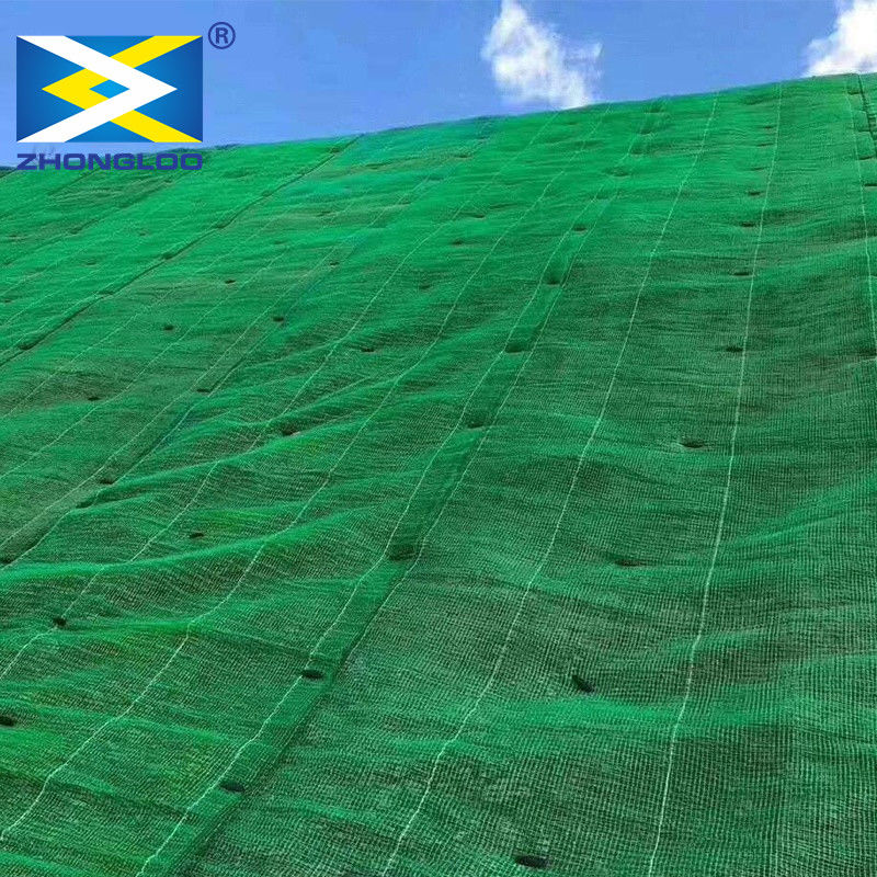 Tiga Lapisan Plastik 3D Reinforced Geomat  Drainage Mat Untuk Pengendalian Erosi Lereng