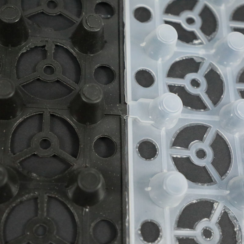 Penyimpanan Air Dimpled Drainage Membran Hdpe Drainage Board Untuk Bangunan Waterproof Protect