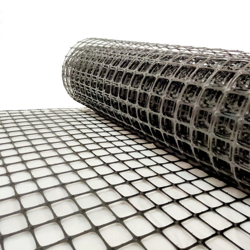 Retardant Api PP Biaksial Geogrid Untuk Tambang Batubara Anti Inflamasi / PP Biaksial Plastik Geogrid Ekstrusi Untuk Stabilisasi Tanah
