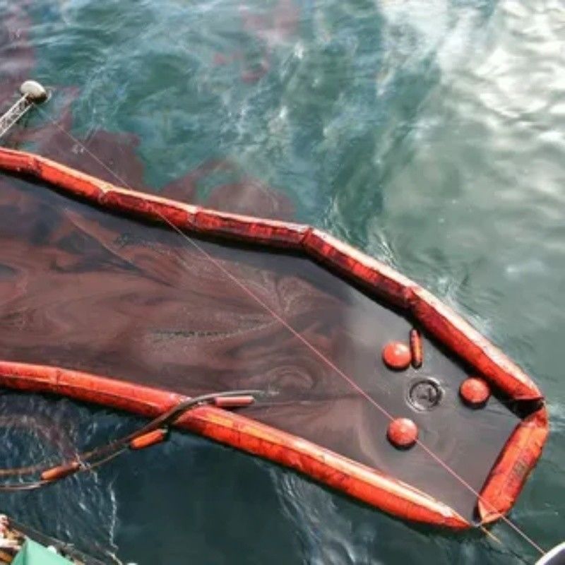 Silt Curtain PVC Floating Silt Curtain Containment Boom Eco Friendly Oil Spilling Boom Silt Curtain untuk Lingkungan Air