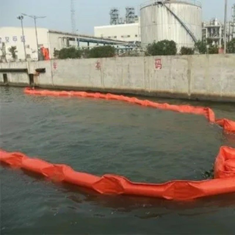 Silt Curtain PVC Floating Silt Curtain Containment Boom Eco Friendly Oil Spilling Boom Silt Curtain untuk Lingkungan Air