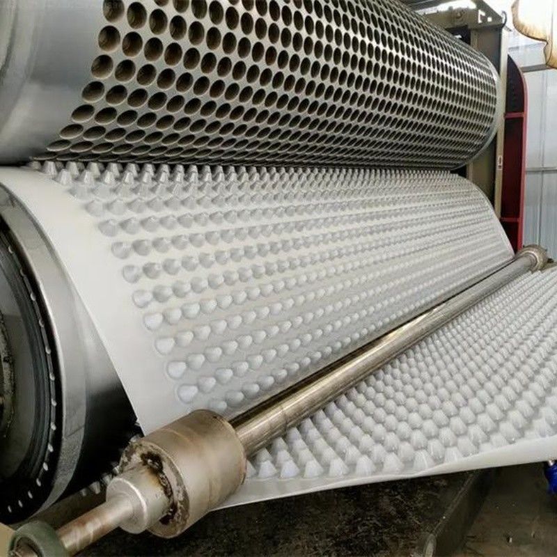 Dimpled Drainage Membrane Greening Project PVC Perforated Dimpled Drainage Board Pengerjaan dasar Solusi air Solusi air
