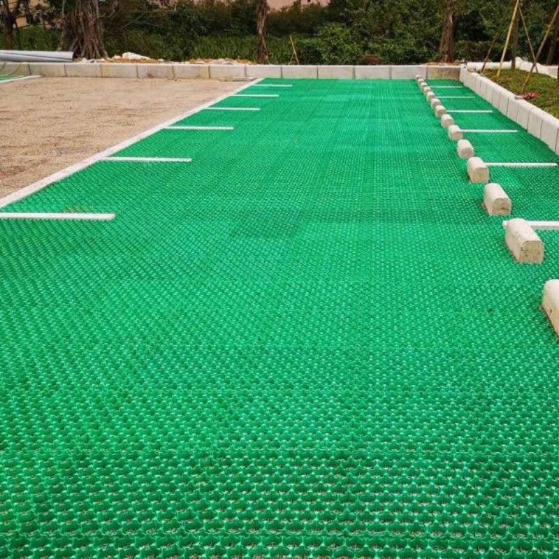 Paver Grass Grid HDPE ramah lingkungan yang tahan lama untuk jalan masuk, lansekap taman, penguatan rumput, dan stabilisasi kerikil tempat parkir