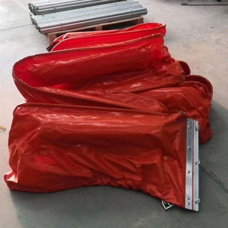 Tirai Silt Terapung Permeable Aquatic Silt Curtain PVC Silt Curtain Boom Silt Curtain PVC Oil Boom Oil Containment Fence Tirai Silt