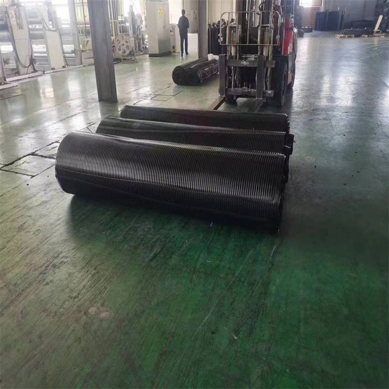 PP Plastik PE One-Way Uniaxial Polyester Geogrid Gravel Grid Stabilizer tanah untuk penguatan tanah