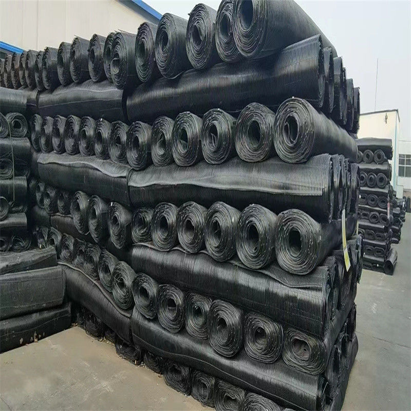 PP Plastik PE One-Way Uniaxial Polyester Geogrid Gravel Grid Stabilizer tanah untuk penguatan tanah