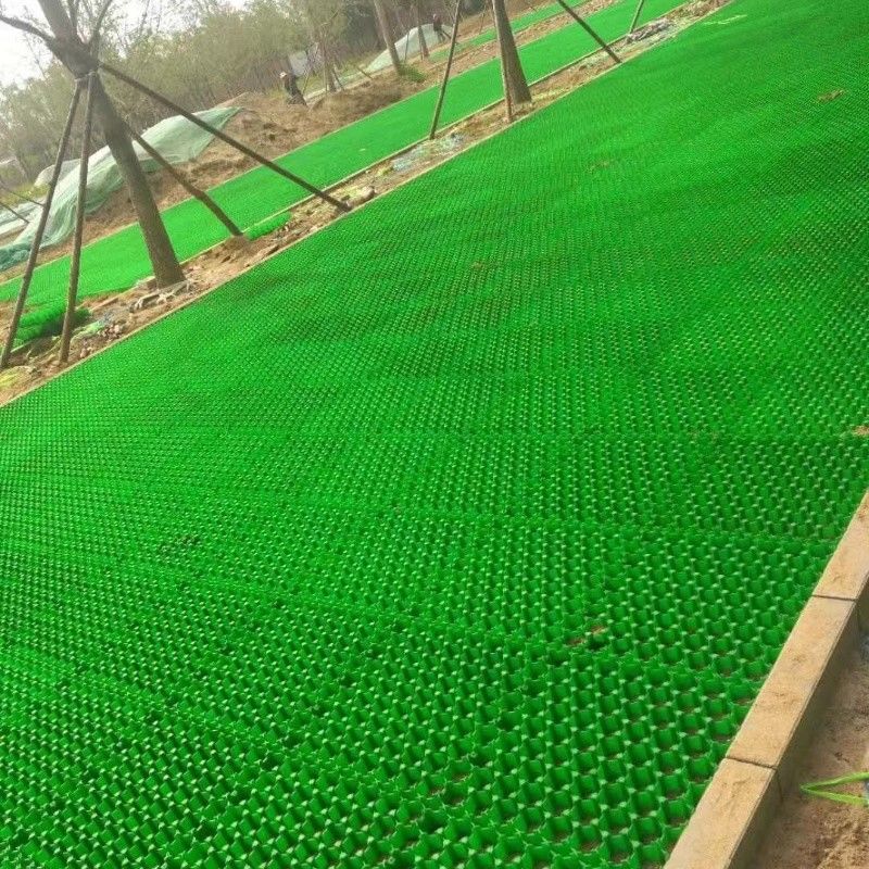 Grass Paver Mat Plastic Grass Grid Lawn Gravel Paving Grid Jalan masuk Grinding untuk Gravel Grass Grid