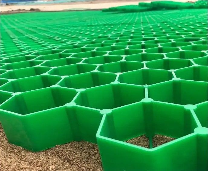 HDPE Plastic Porous Grass Grid Paving Paver Grid Untuk Lantai Parkir