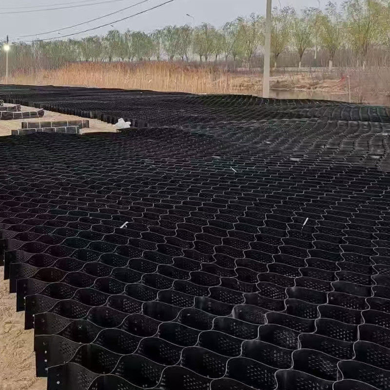 Rangkaian kerikil HDPE Geocell untuk Stabilisasi Pembangunan Jalan
