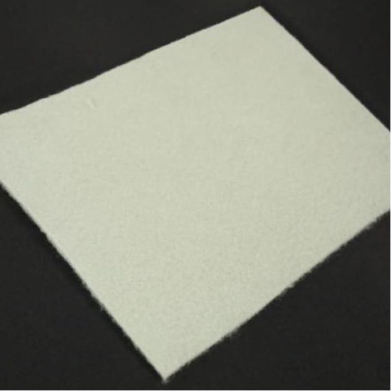 Putih Hitam Non-Woven Jarum Punched Geotextile PET PP Untuk Jalan Raya Highway Railway