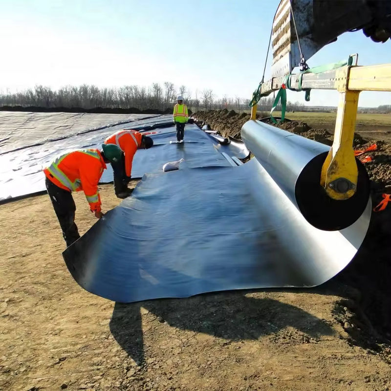 HDPE LDPE LLDPE PVC Geomembranes Liner kolam untuk kolam ikan dan udang & Liner kolam poliethelin diperkuat