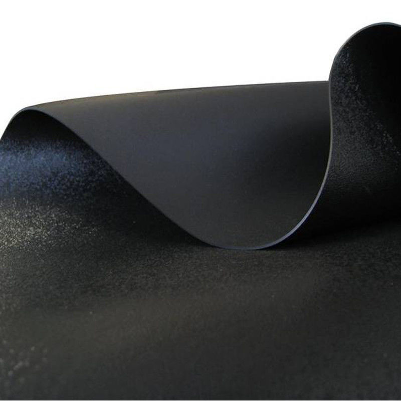 Geomembran Polyethylene Densitas Tinggi (HDPE) Liner tahan UV Hitam Liner kolam poliethylene untuk Pengendalian Tumpukan 1.5mm Ketebalan Geomembran 500N Kekuatan tarik