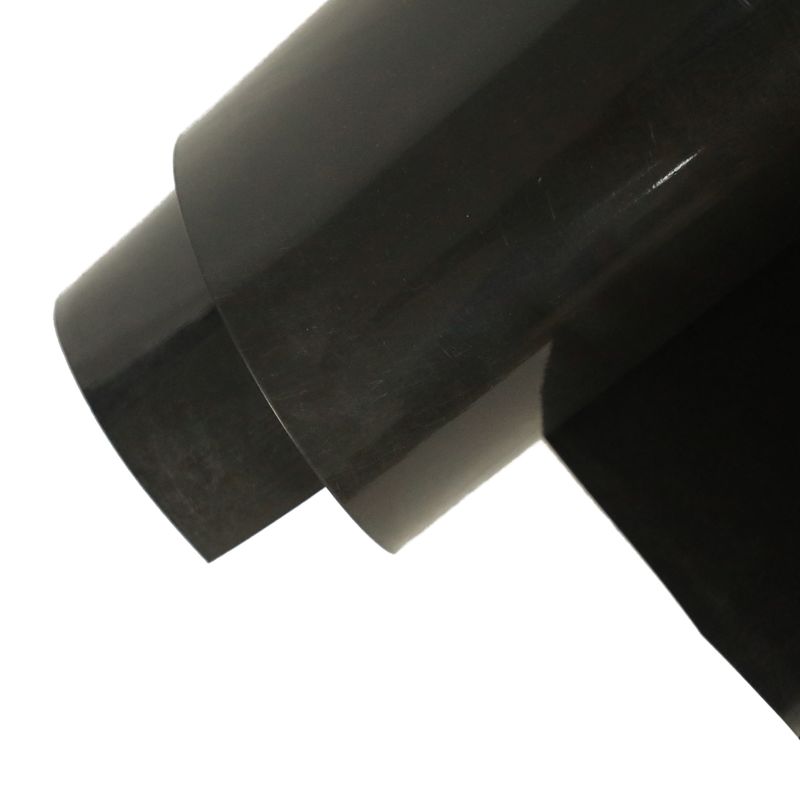 Geomembran Polyethylene Densitas Tinggi (HDPE) Liner tahan UV Hitam Liner kolam poliethylene untuk Pengendalian Tumpukan 1.5mm Ketebalan Geomembran 500N Kekuatan tarik