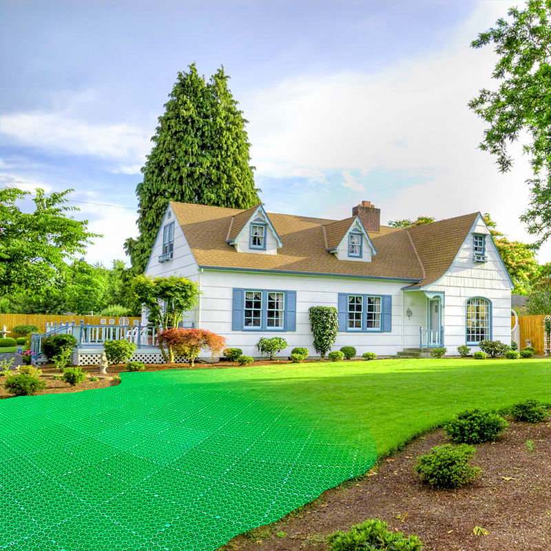 HDPE Pavers Plastik Grass Grid Polyester Geogrid Plastik untuk Parking Lot Fire Exit Wholesale Landscape Ground Geocell Gravel Paddock Grid