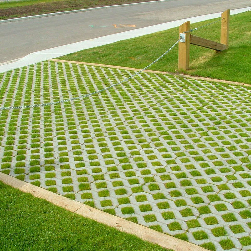 Pengaspal HDPE Kisi Rumput Geogrid Poliester Plastik untuk Tempat Parkir Pintu Darurat Kebakaran Grosir Lanskap Ground Geocell Kisi Paddock Kerikil