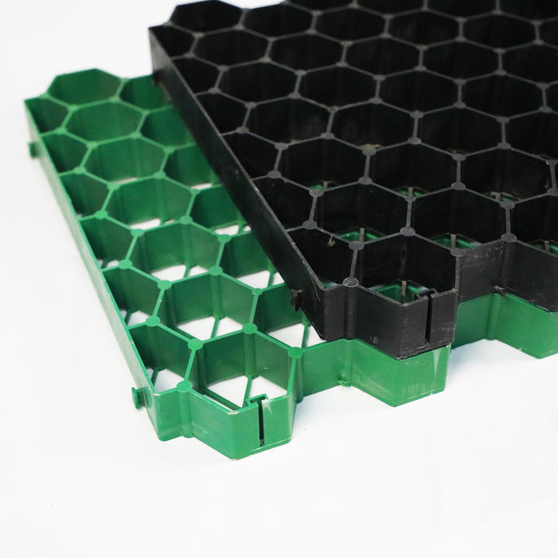 Kisi-kisi Rumput Plastik untuk Tempat Parkir, Pintu Keluar Kebakaran, HDPE Pavers, Geogrid untuk Lansekap, Geocell Tanah, Kisi-kisi Padang Rumput Kerikil