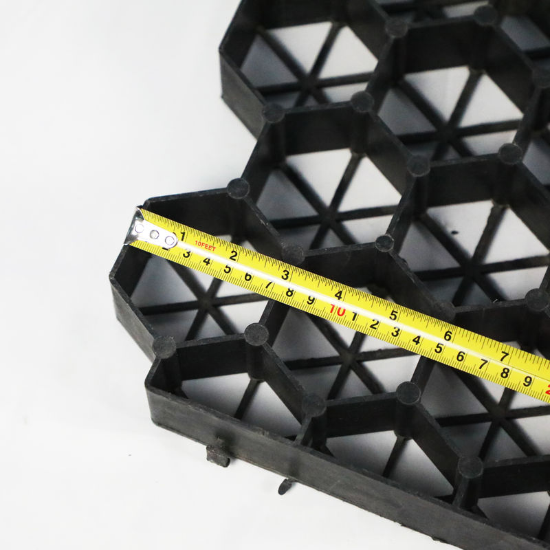 Plastik Plastik Grass Grid untuk Parking Lot Fire Exit HDPE Pavers Geogrid untuk Landscape Ground Geocell Gravel Paddock Grid